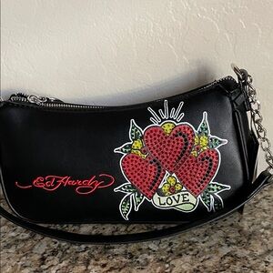 New w/Tags Ed Hardy Crossbody Purse